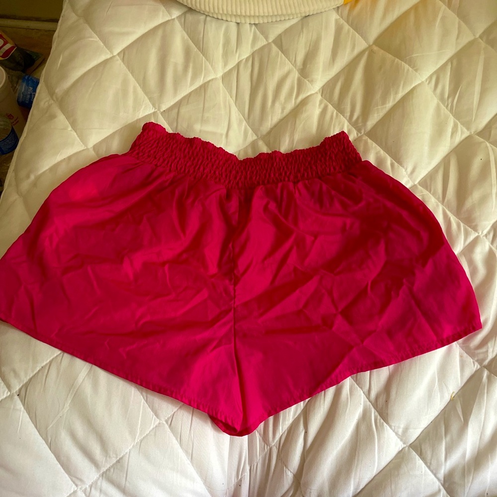Hot pink shorts